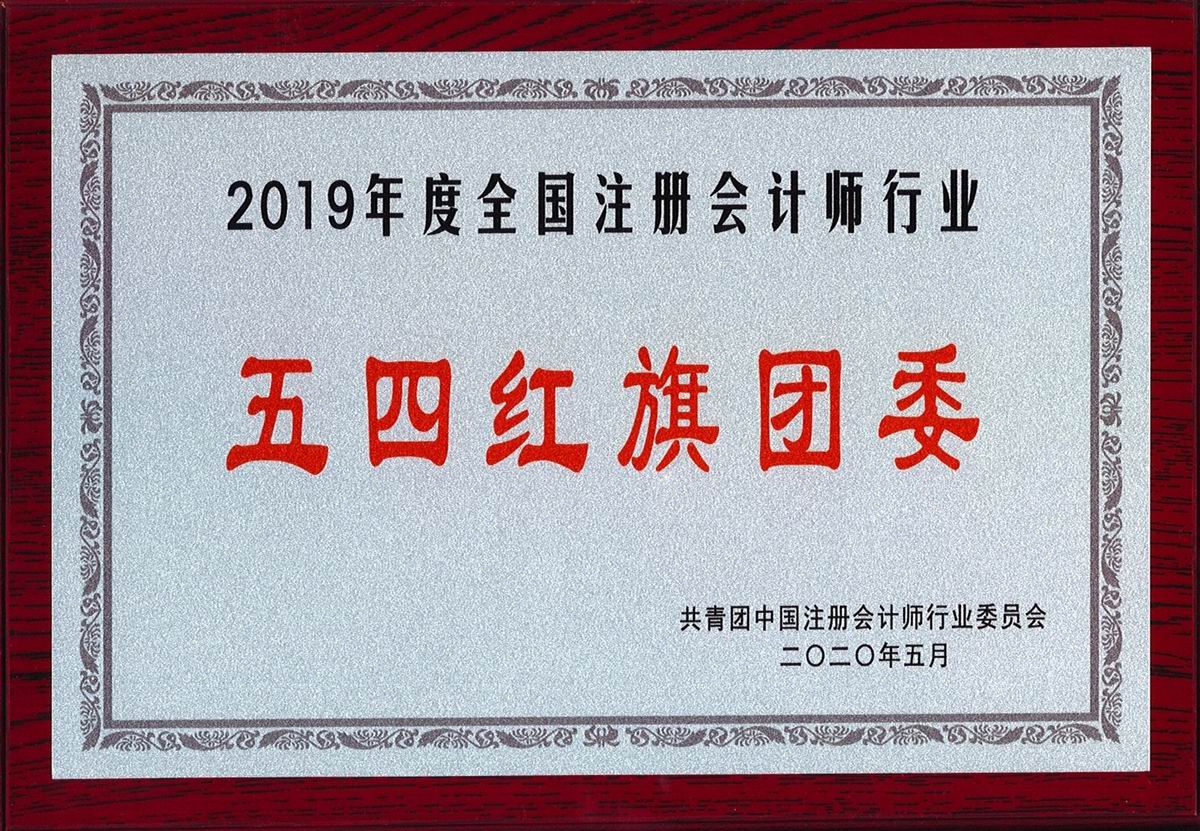 2019年度全國注冊會計師行業(yè)“五四紅旗團委”