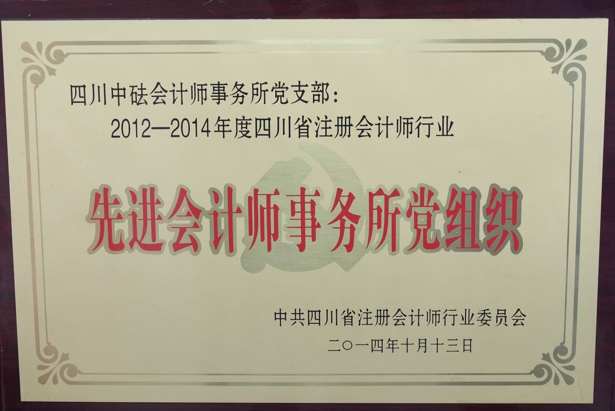 2012-2014先進(jìn)會(huì)計(jì)師事務(wù)所黨支部